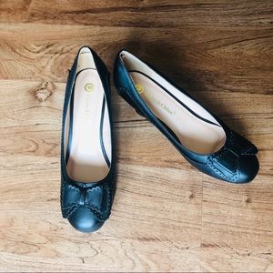 NWT Chase + Chloe Black Bow Heels size 9